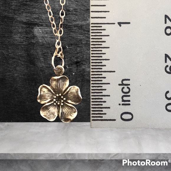 LGM | 925 STERLING SILVER HANDMADE FLOWER PENDANT CHARM W/NECKLACE - Picture 10 of 10